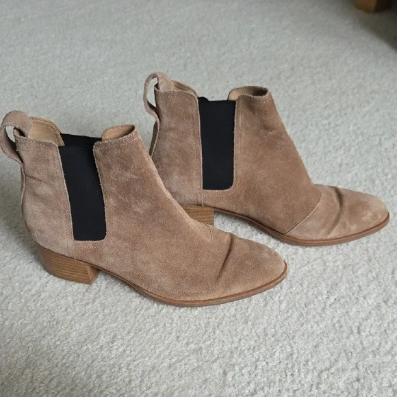 rag & bone Tan Suede Ankle Boots - Picture 2 of 6